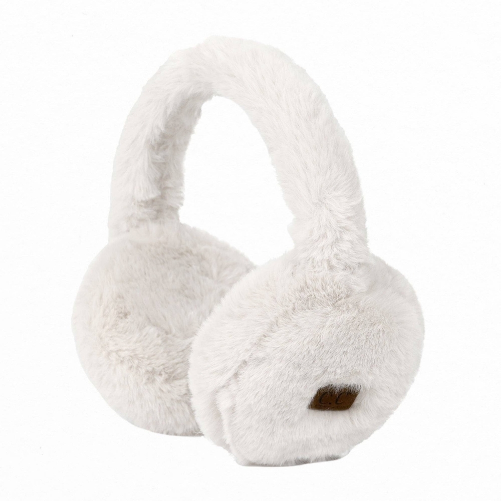C.C White Faux Fur Ear‎ Muffs